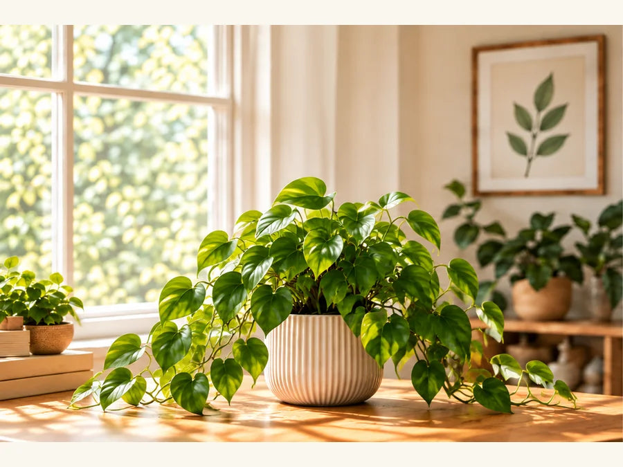 Treleaf before: illustrative unsupported plant arrangement