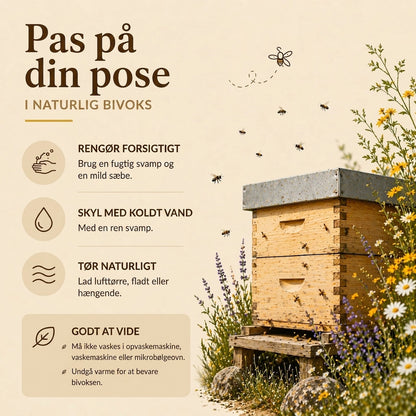 Pas på din pose i naturlig bivoks