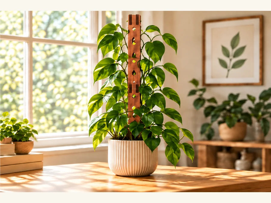 Treleaf after: illustrative upright plant arrangement