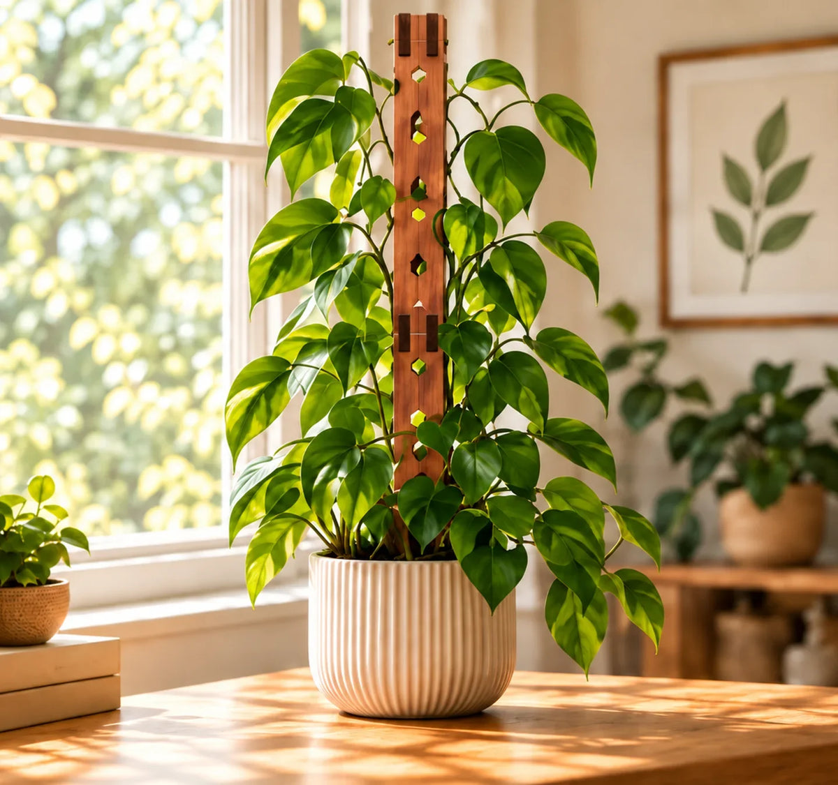 Treleaf wooden plant support