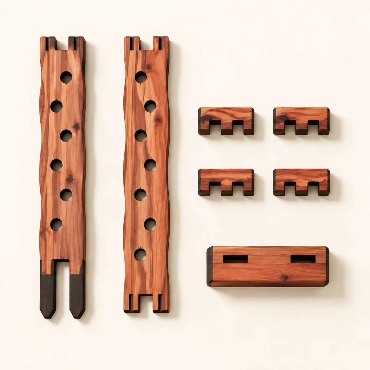 Treleaf complete set: base, extension, four connectors and cover