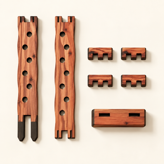 Treleaf complete set: base, extension, four connectors and cover