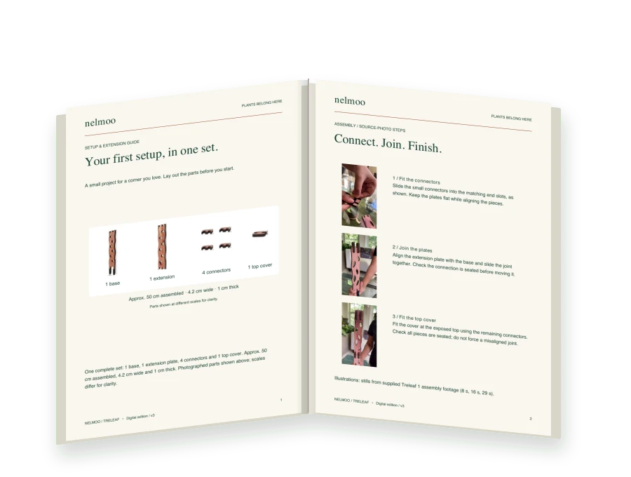 Your Treleaf setup guide digital content preview